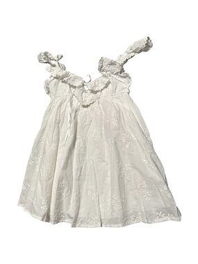 Sugar Thrillz White Eyelet Mini Dress